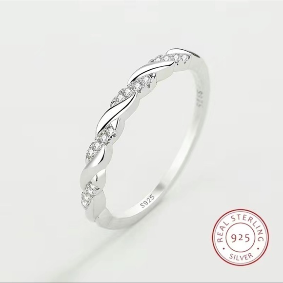 Nwt Celtic Knot 925 Sterling Twisted Statement...